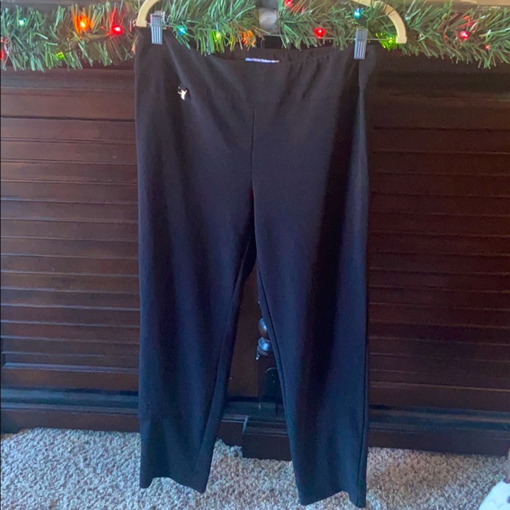 Lot of black slacks